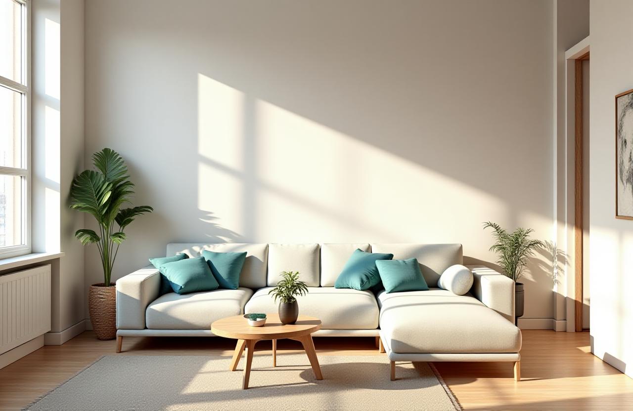 Arredi eleganti e moderni per un soggiorno accogliente